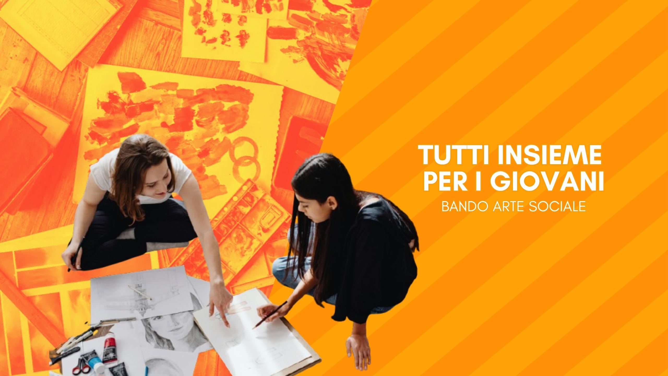 Arte sociale bando Tutti insieme per i giovani