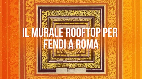 La street art incontra il lavoro - I migliori murales aziendali italiani - Rooftop FENDI a Roma