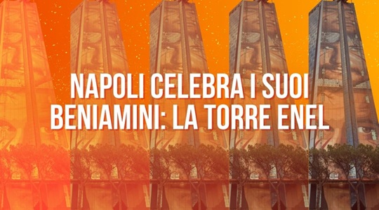 La street art incontra il lavoro - I migliori murales aziendali italiani - Torre Enel a Napoli