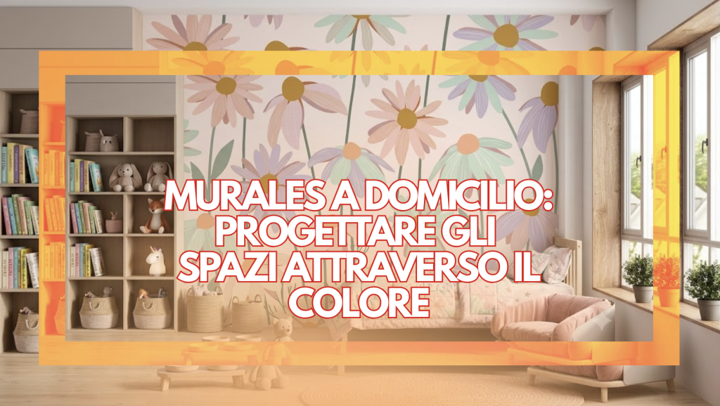 Murales a domicilio: progettare gli spazi attraverso il colore