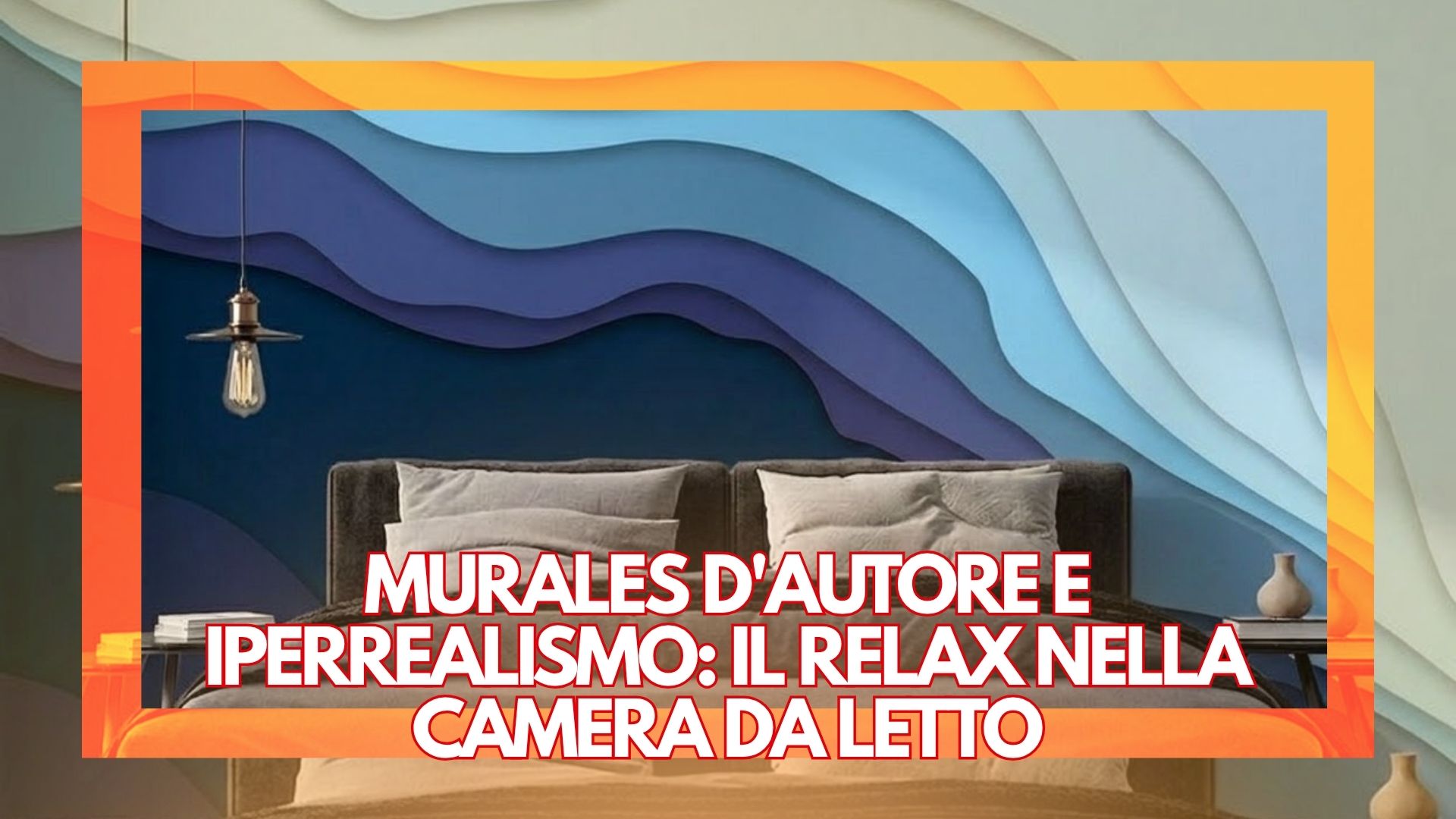 Murales d'autore e iperrealismo_ il relax nella camera da letto