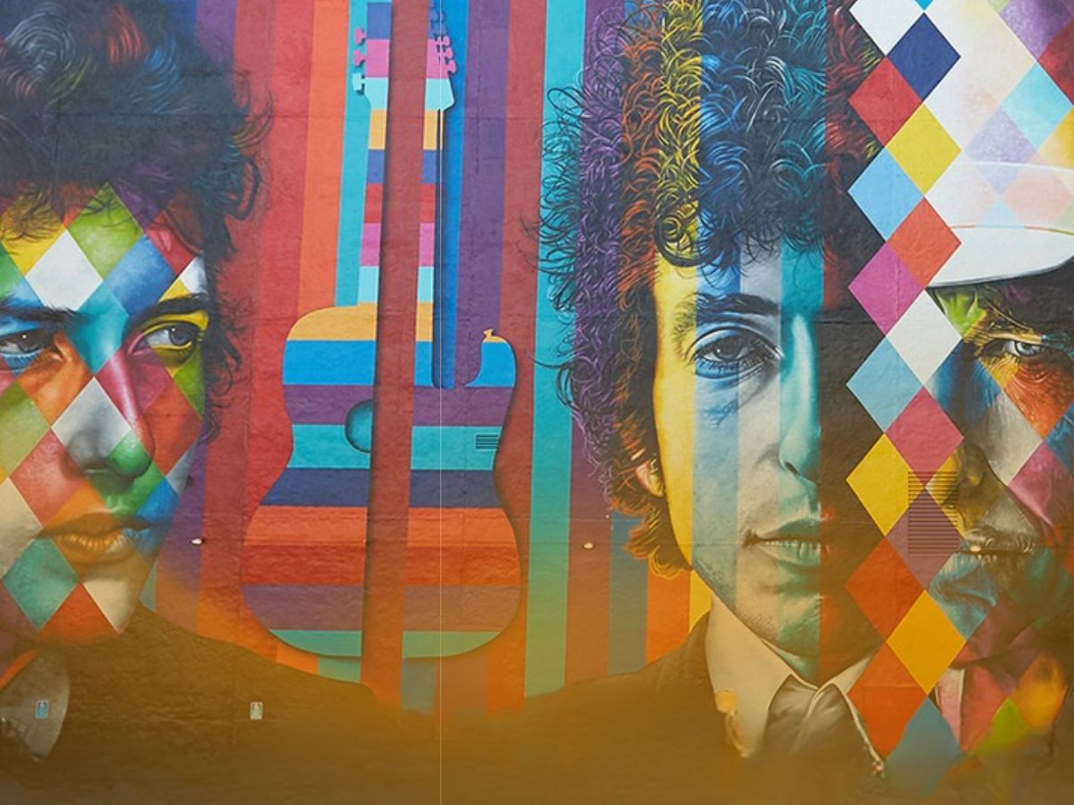 Murales sulla musica nel mondo street art musica graffiti art urban bob dylan