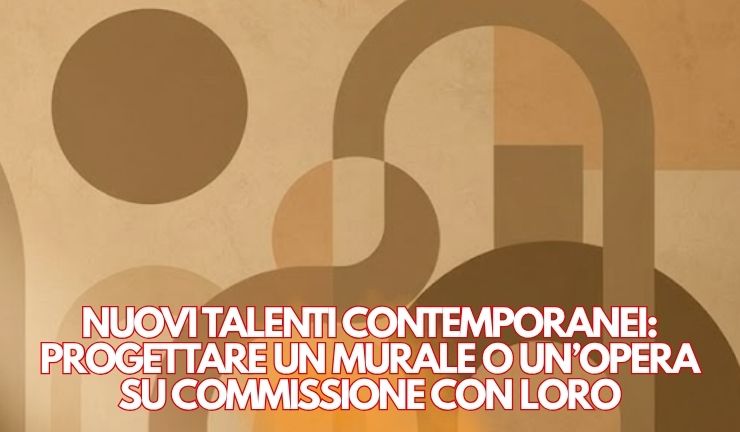Nuovi talenti contemporanei progettare un murale o un’opera su commissione con loro