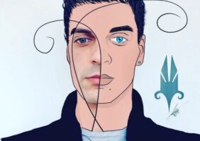 Questo sono io, nella realtà e nel disegno.