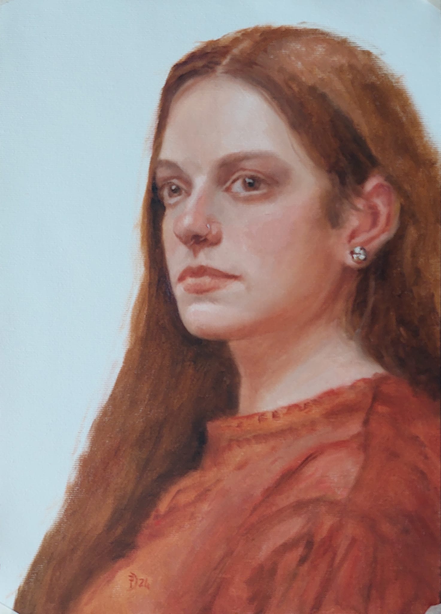 Ritratto dipinto ad olio