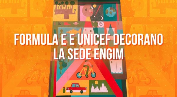 Street art aziendale, pt. 2 - F1 e UNICEF per ENGIM