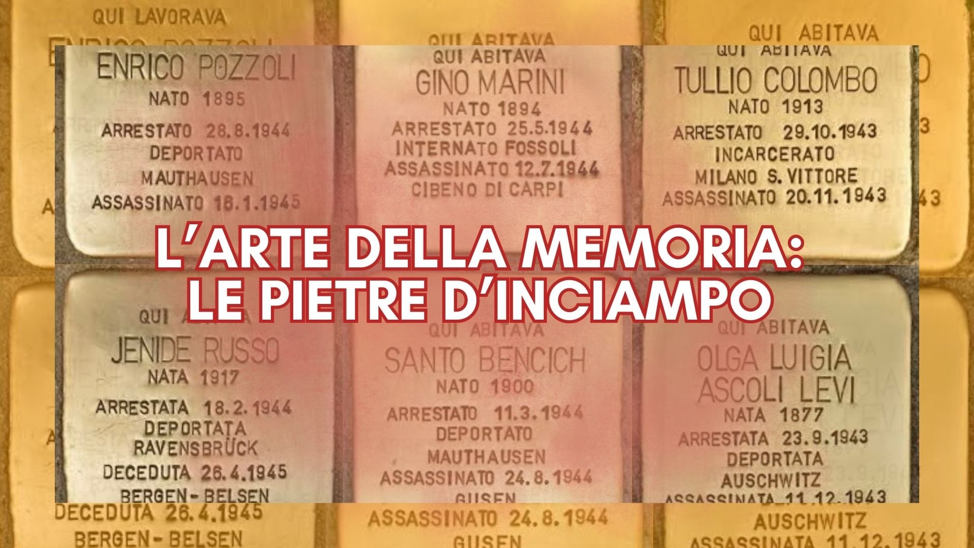 arte milano le pietre d'inciampo