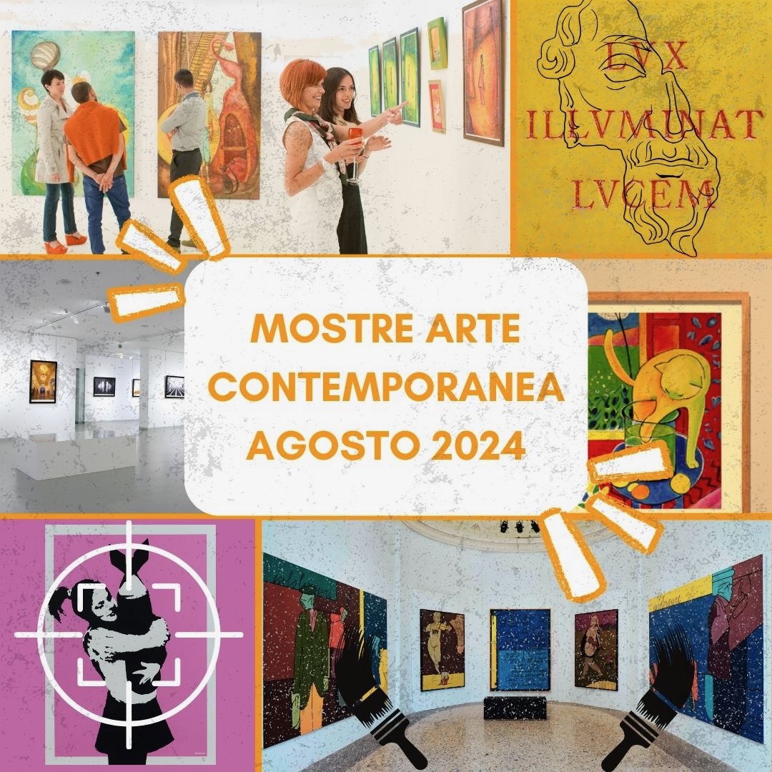 mostre artistiche, mostre estive, arte contemporanea, arte visive, mostre in italia, mostre in agosto