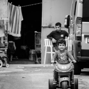 La felicità negli occhi di un bambino