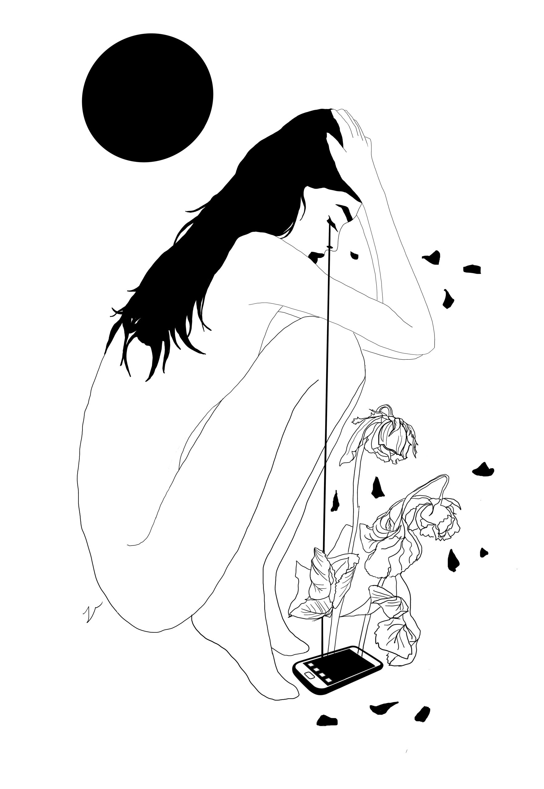 illustrazioni digitali arte emergente mostrami