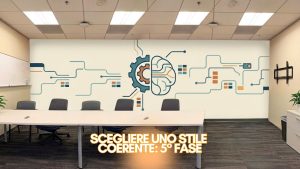 stile di un murlaes coerente con l'azienda