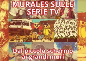 murales personalizzati street art serie tv graffito personaggi arte e fiction murales attori