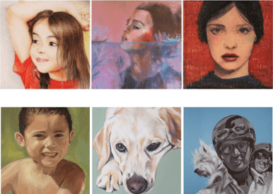 ritratti su ordinazione servizio artistico Mostrami