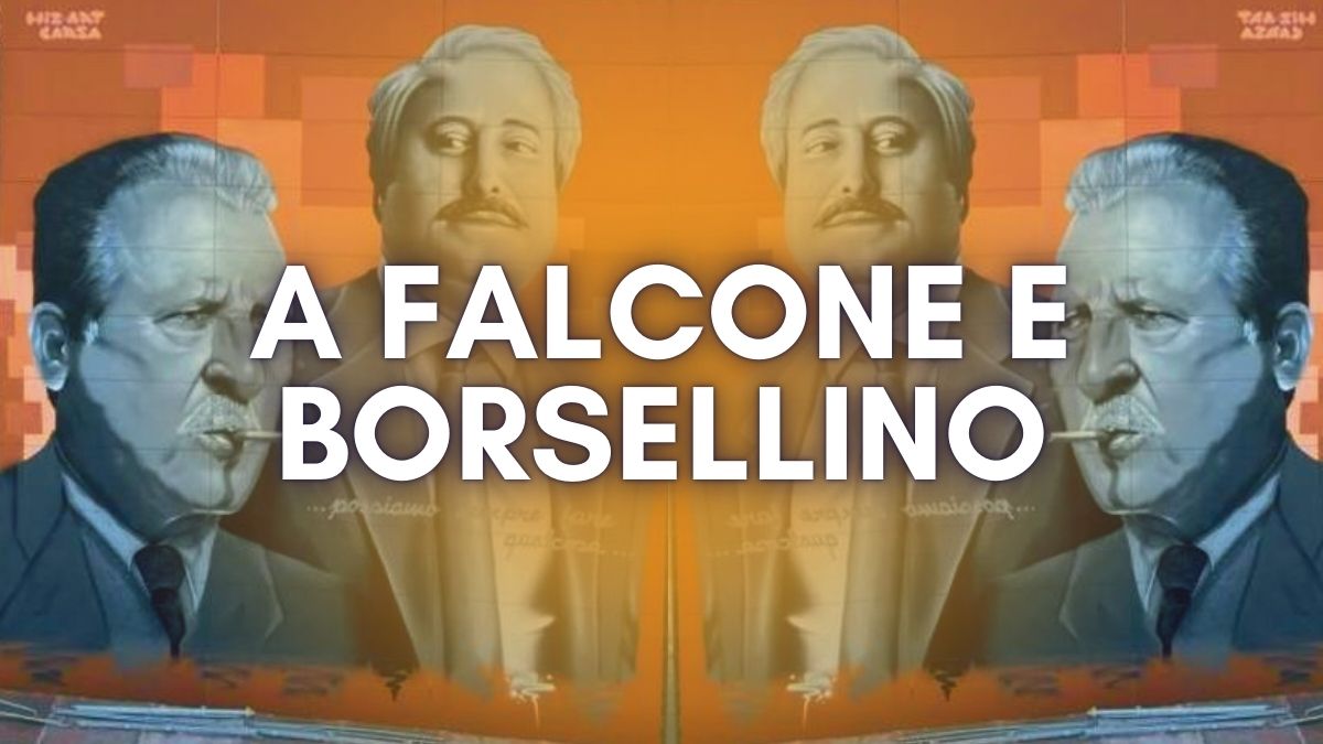 street art e murales a Bergamo graffiti arte contemporanea Lombardia murale di Falcone e Borsellino